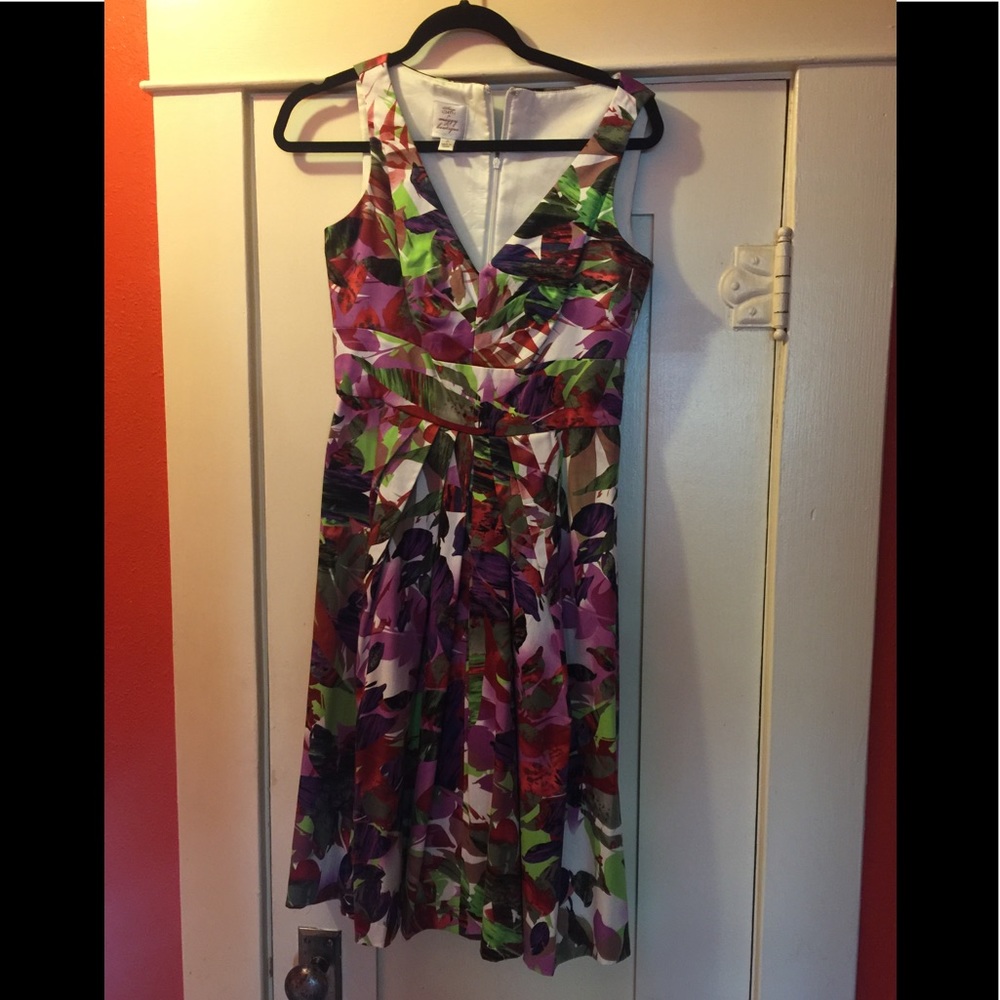 Floral dress by Suzi Chin for Maggy Boutique